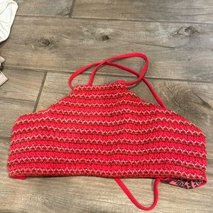 Maaji size small red bikini top